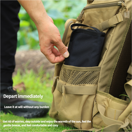 Outdoor Ultralight Folding Camping Chair - Dark Green