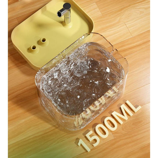 White Wireless Sensor Pet Water Fountain - 1.5L Automatic Filtered Dispenser