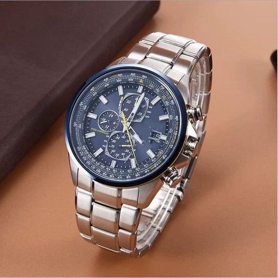 Steel strip blue surface Elegant Men&