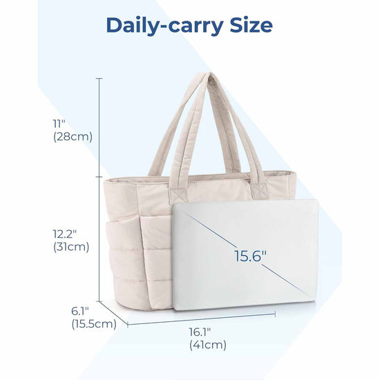 Light Grey Large Capacity Nylon Tote Bag for Women - Fashionable Travel Shoulder & Crossbody Handbag