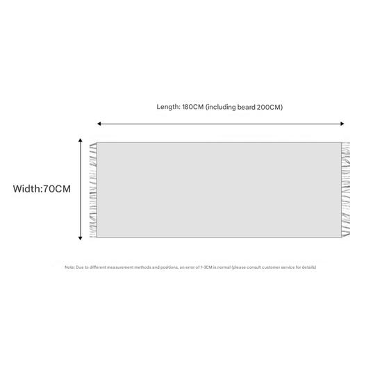 2-Piece Brown Leopard Elegant Faux Cashmere Shawl - Warm and Versatile 200 cm Long European-Style Scarf