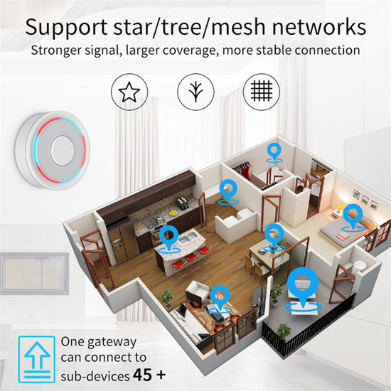 Apple HomeKit Compatible Dual-Mode Wired Tuya Zigbee Gateway