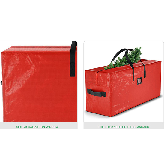 Green 135*34*68CM Durable Dustproof Christmas Tree Storage Bag