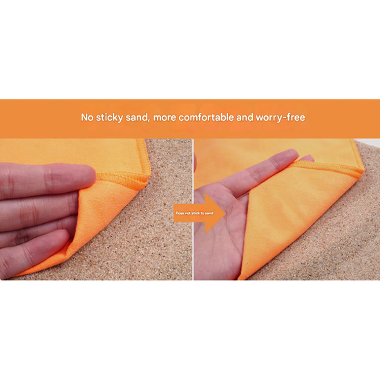 2-Piece Purple Quick-Dry Microfiber Sports Towel with Travel Case - Compact & Absorbent for Gym, Swimming & Camping