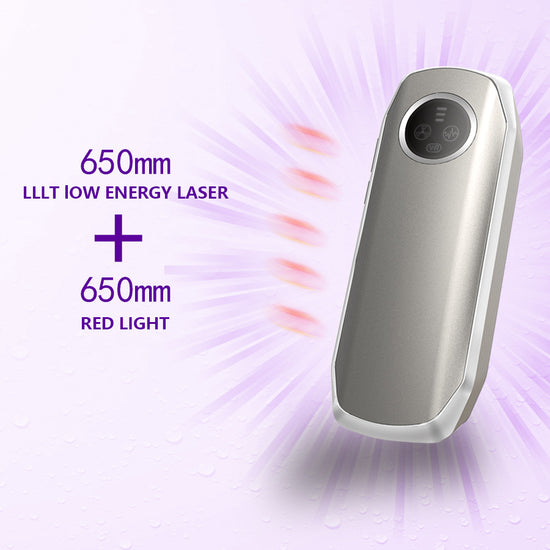 Advanced 4-in-1 Hair Growth Comb with LLLT, RF, EMS & Vibration Massage(White)