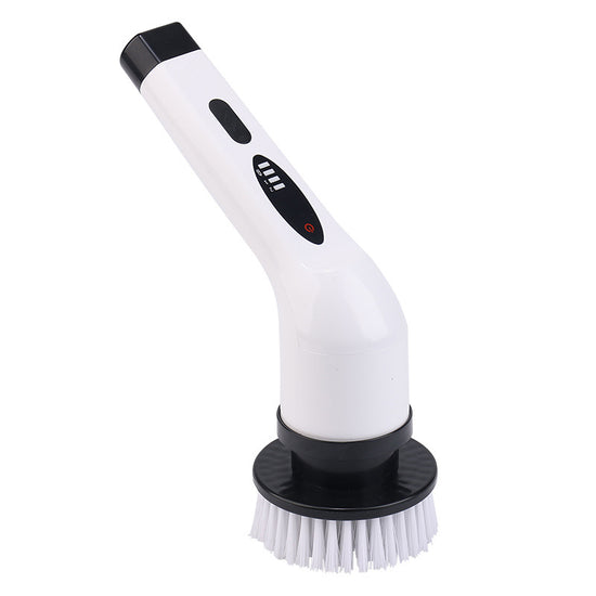 9-in-1 Multifunctional Cordless Electric Spin Scrubber with Adjustable Extension Handle(white)