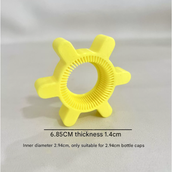 20-Pack Yellow Easy Twist Bottle Cap Opener - Ergonomic Grip for Soda & Drinks