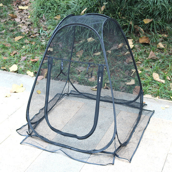 Portable Outdoor Mosquito Net Tent - Pop-Up Breathable Mesh Shelter for Camping & Patios