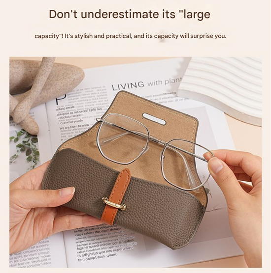 3 Pack Black Chic Portable Glasses Case Set - Anti-Pressure Sunglass & Myopia Eyewear Protectors