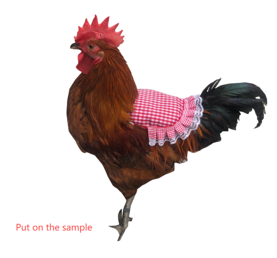 Pink Pineapple 4 Pack Hen Saddle Aprons for Backyard Chickens - Feather Protector for Poultry - Back Protection from Roosters - 22x23cm