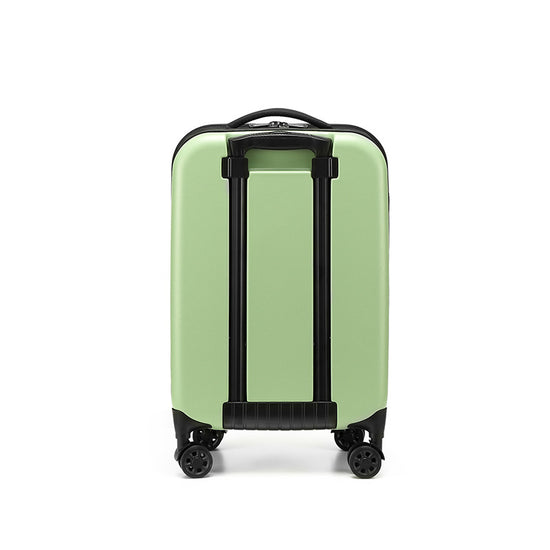 Beige 20 Inch Foldable Carry-on Suitcase with 360 Spinner Wheels and Combination Lock, Lightweight Space Saving Hard Shell Luggage for Australian Travel
