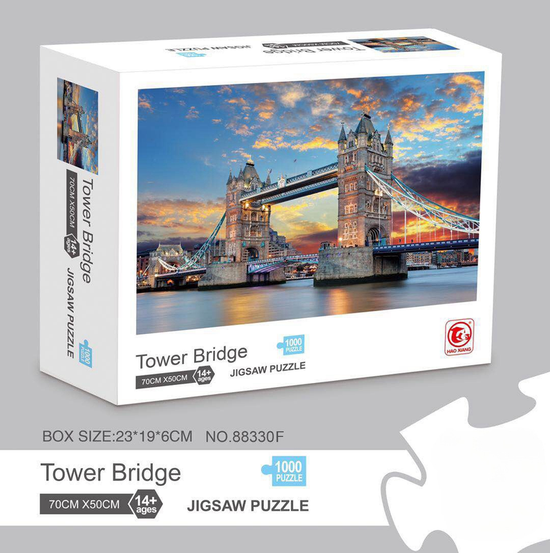 1000 piece Jigsaw Puzzle for Adults - Landscape Cityscape Art, Premium Quality Paper Cardboard, 70x50cm Finished Size, Stress Relief Brain Game Gift for Ages 14+ 【Aegean Sea】