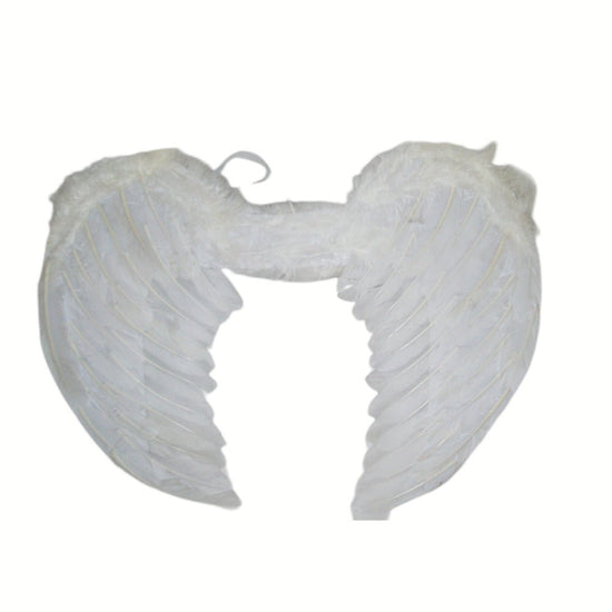 Large feather angel wings assorted colours - Light pink
