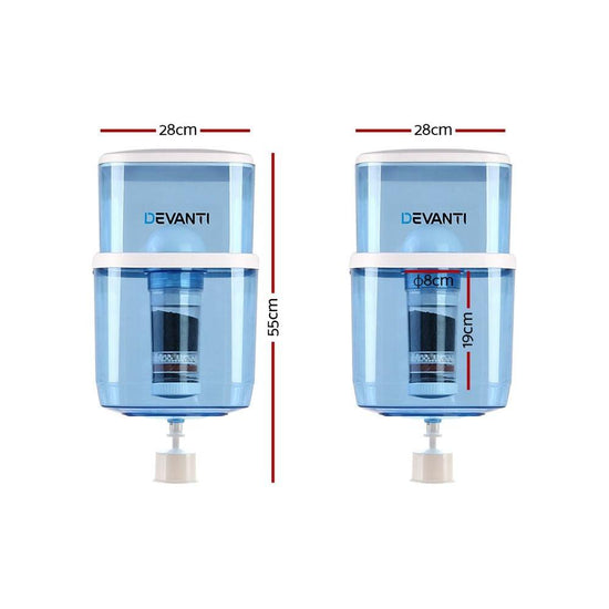 Devanti Water Cooler Dispenser 22L Filter Bottle