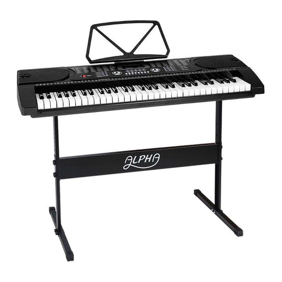 ALPHA 61 Keys LED Electronic Piano Keyboard - Magdasmall