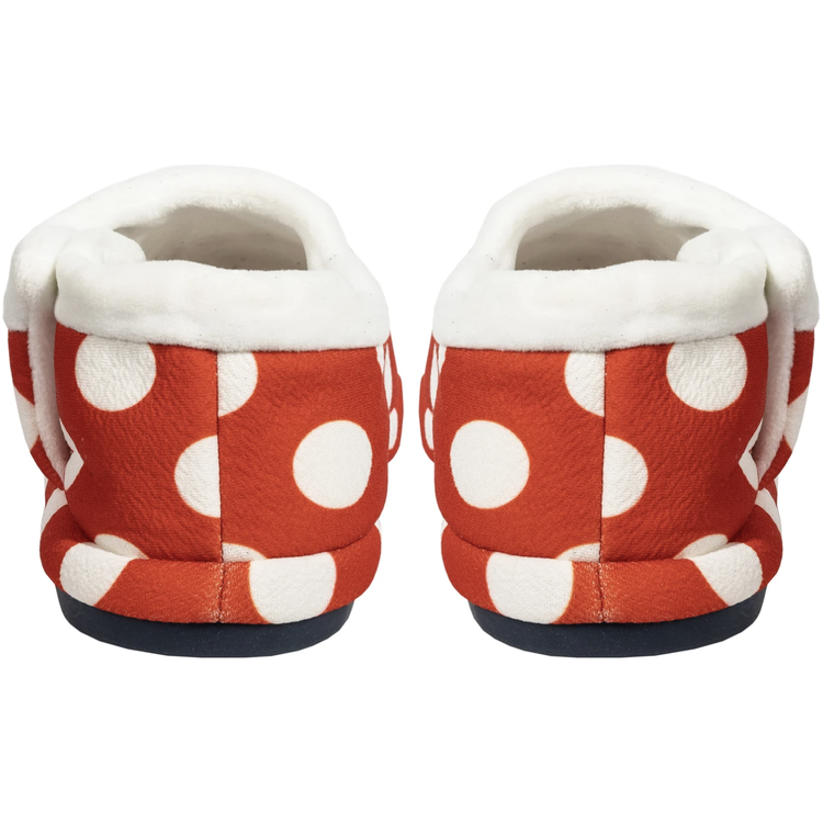 ARCHLINE Orthotic Slippers CLOSED Back Scuffs Moccasins Pain Relief - Red Polka Dots - EUR 41 (Womens 10 US)