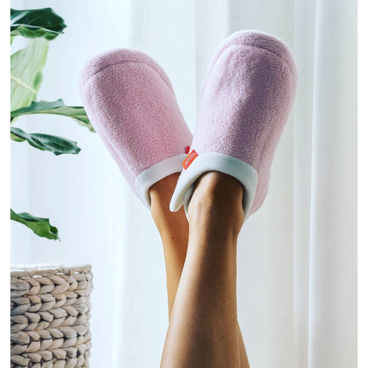 ARCHLINE Orthotic Slippers Closed Scuffs Pain Relief Moccasins - Pink - EUR 42
