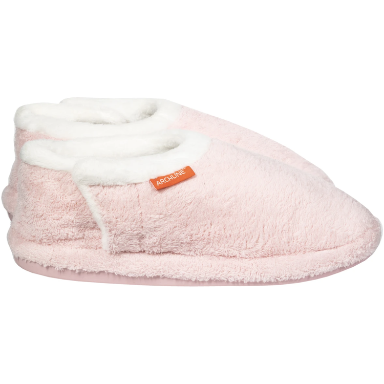 ARCHLINE Orthotic Slippers Closed Scuffs Pain Relief Moccasins - Pink - EUR 43