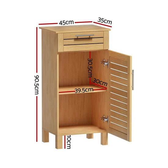 Artiss Bathroom Cabinet Storage 90cm wooden JILL