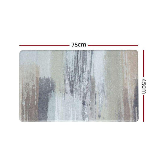 Artiss Kitchen Mat 45x75cm PVC Floor Rug Carpet Non-slip Lydia