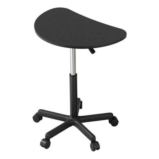Artiss Laptop Desk Portable Height Adjustable Table Caster Wheels 60CM Black