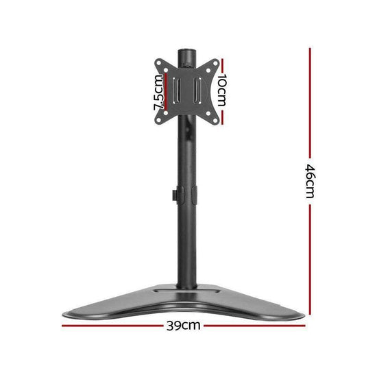 Artiss Monitor Arm Stand Single Black