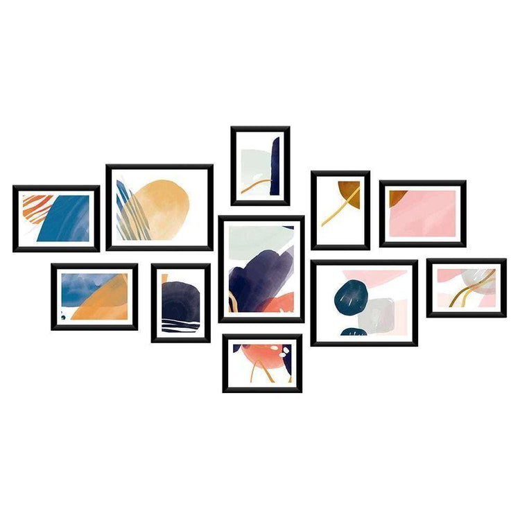 Artiss Photo Frames 11PCS 5x7in 6x8in 8x10in Hanging Wall Frame Black - Magdasmall