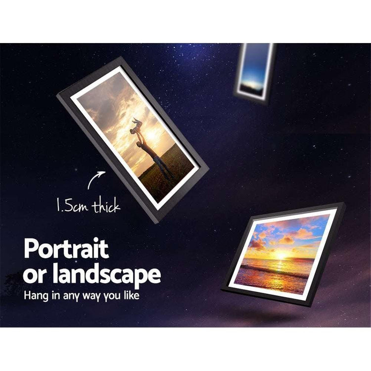 Artiss Photo Frames 11PCS 5x7in 6x8in 8x10in Hanging Wall Frame Black - Magdasmall