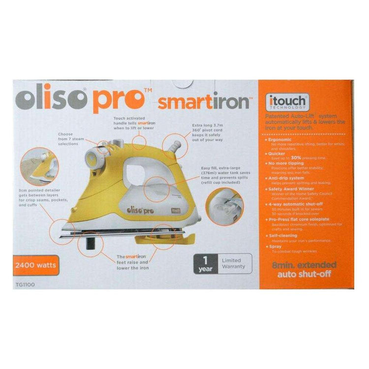 AU Plug Oliso Pro Iron iTouch Smart Technology Clothes Steamer Quilting TG1100 - Magdasmall