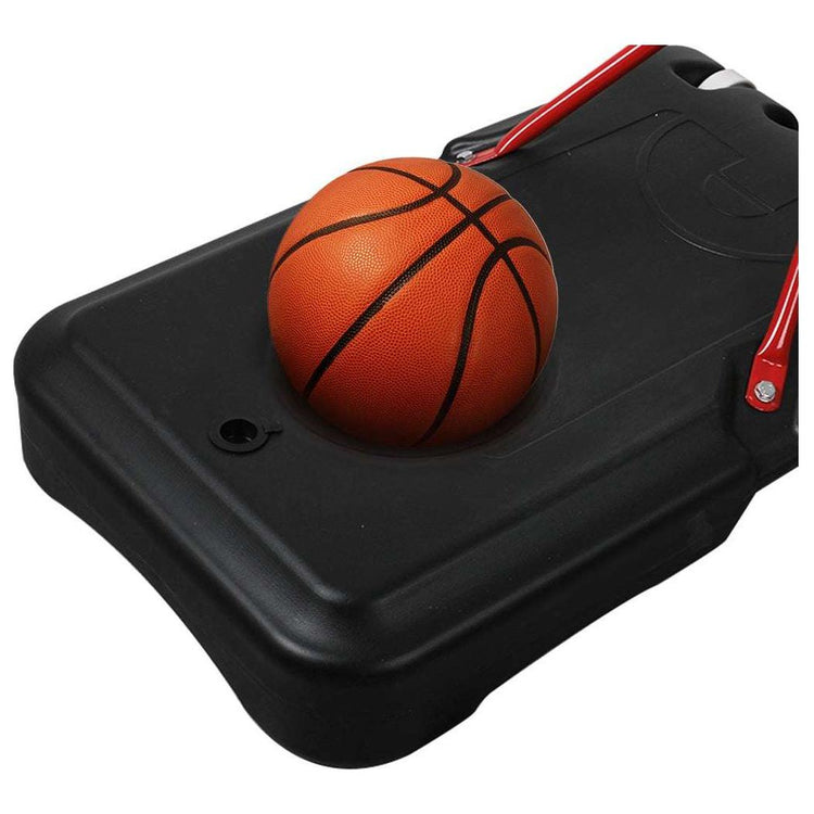 Basketball Hoop Stand System Ring Portable 2.1M Adjustable Height Kids In Ground