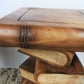Book Stack Bedside Table/Corner Table/Plant Stand Raintree Wood Natural Finish