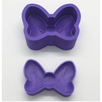 Bow Bath Bath Bomb Mold Press -Bath Molds -Three piece mold -Diy -3D Molds -PLA/PLA+ Plastic -Hand press molds - Bath Bomb machine press - Magdasmall