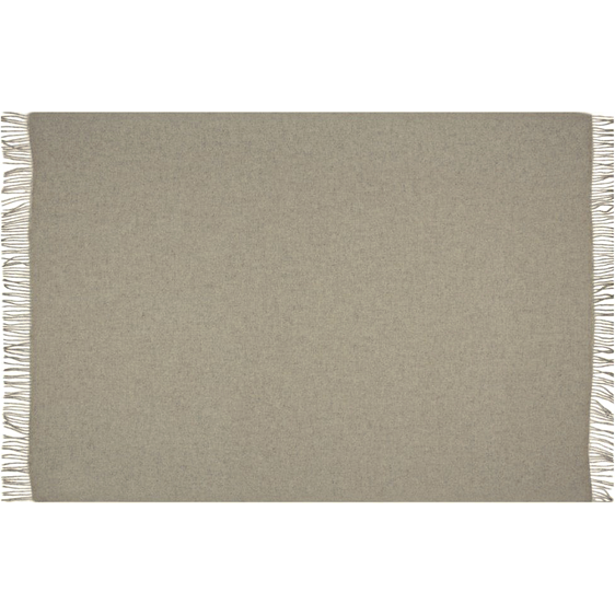 Brighton Throw - 100% NZ Wool - Beige - Magdasmall