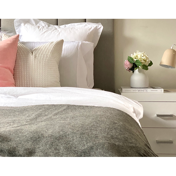 Brighton Throw - 100% NZ Wool - Grey - Magdasmall