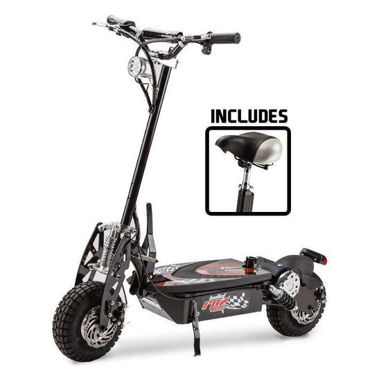 BULLET RPZ1600 Series 1000W Electric Scooter 48V - Turbo w/ LED for Adults/Child