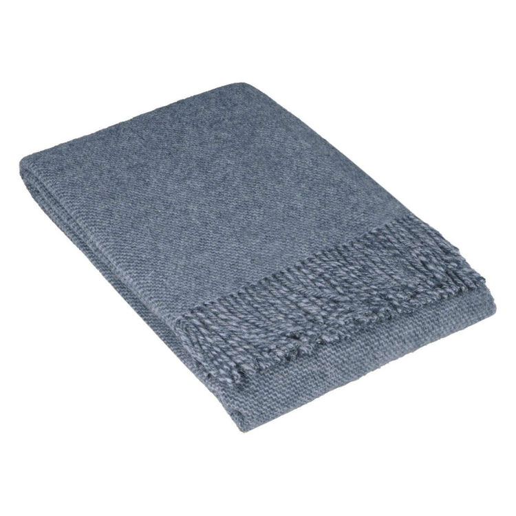 Cambridge Throw - 100% NZ Wool - Navy