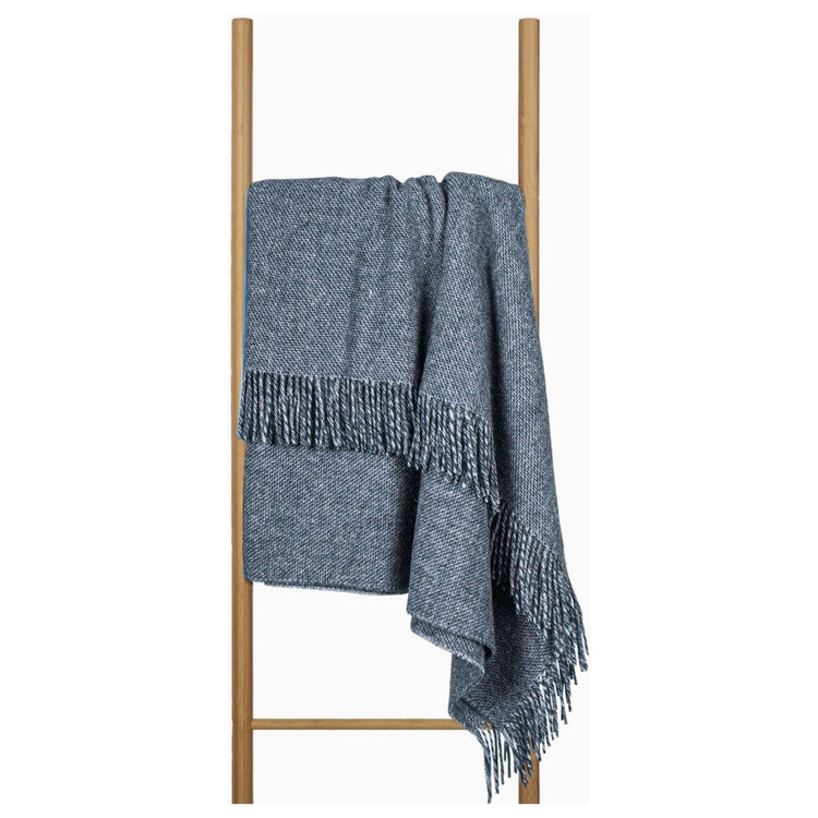 Cambridge Throw - 100% NZ Wool - Navy