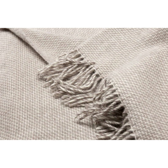 Cambridge Throw - 100% NZ Wool - Silver - Magdasmall