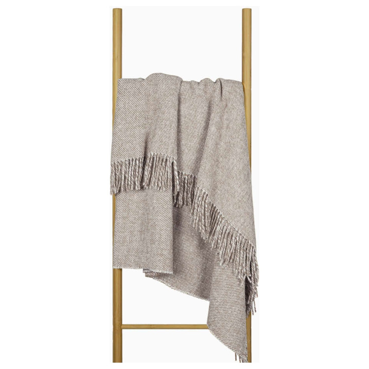 Cambridge Throw - 100% NZ Wool - Silver - Magdasmall