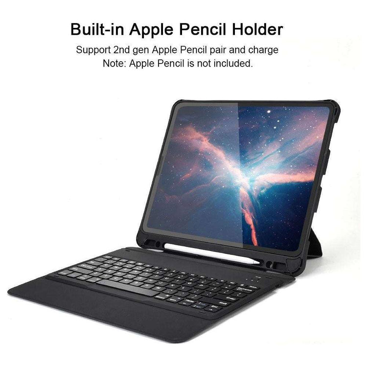 CHOETECH BH-015 Bluetooth Keyboard with Touchpad and Backlight for iPad Pro 12.9 " (Black)