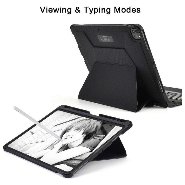 CHOETECH BH-015 Bluetooth Keyboard with Touchpad and Backlight for iPad Pro 12.9 " (Black)