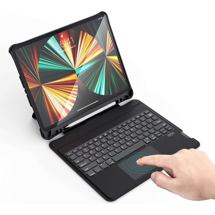 CHOETECH BH-017 Bluetooth Keyboard with Touchpad and Backlight for iPad Pro 10.9 " (Black)