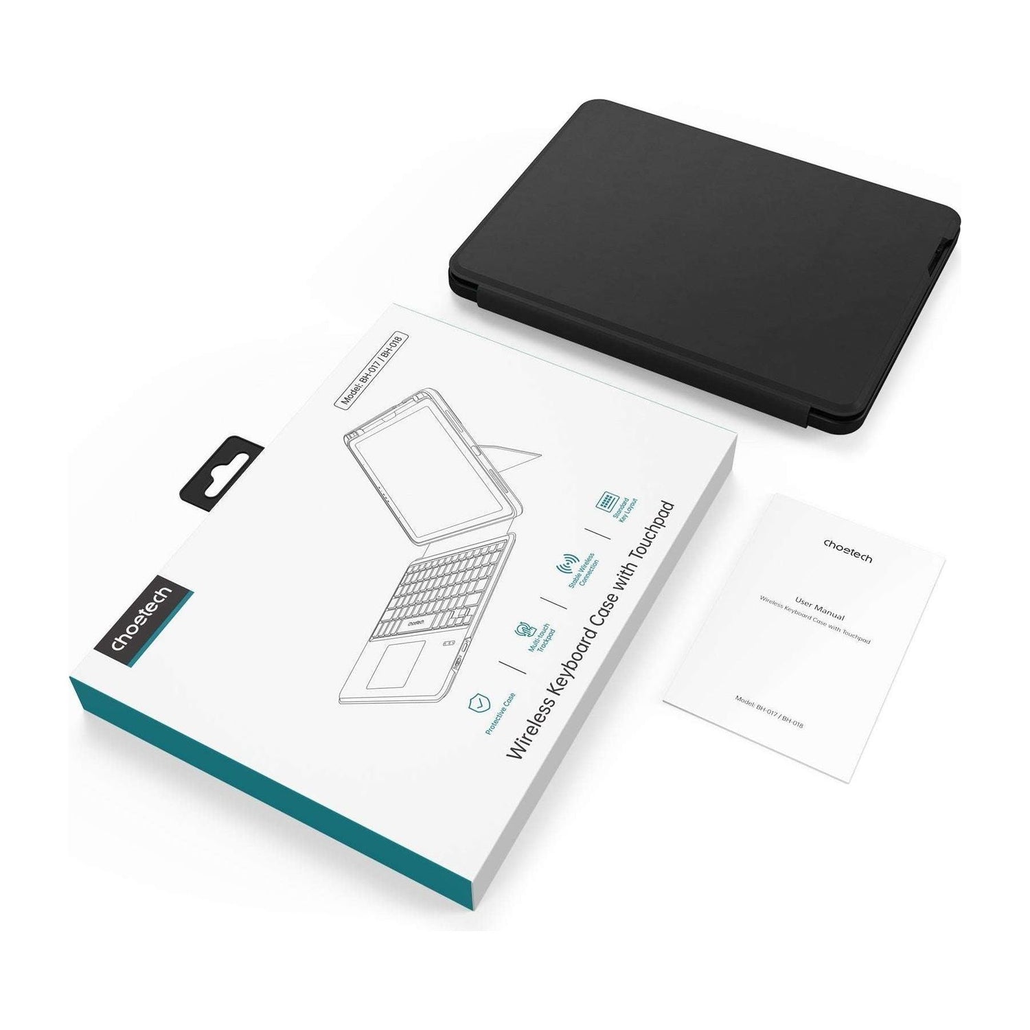 CHOETECH BH-018 Wireless Keyboard with Touchpad and Backlight for iPad Pro 11 " (Black)