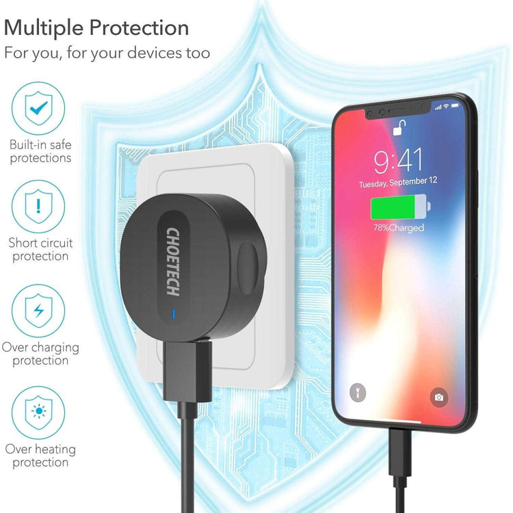 CHOETECH C0203 USB-A AC Adapter (AU standard) 12W