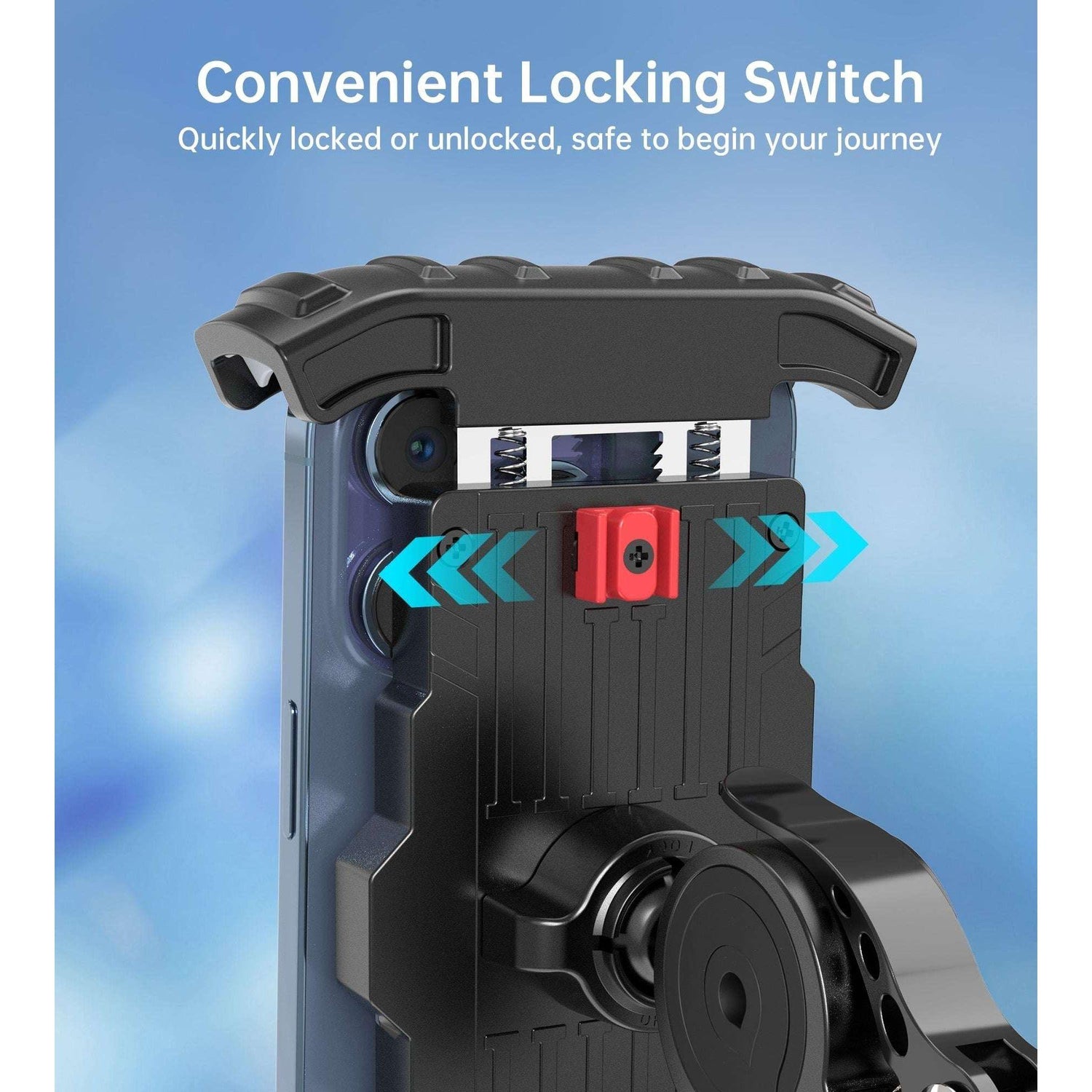 CHOETECH H067-BK Adjustable Mobile Stand for Bicycle (Black)