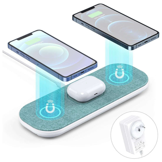 CHOETECH T569-S Magleap 3-in-1 Magnetic Wireless Charging pad with AC Adapter