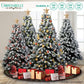 Christabelle Snow-Tipped Artificial Christmas Tree 2.4m 1500 Tips