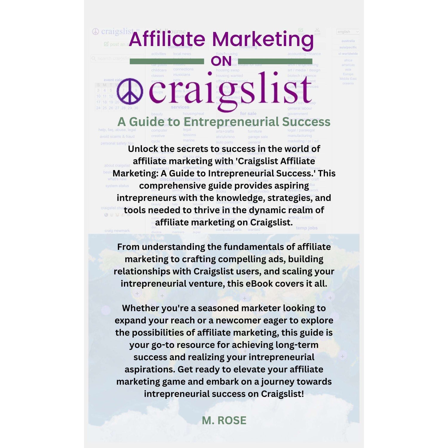 Craigslist Affiliate Marketing:  A Guide to Entrepreneurial Success - eBook - PDF - Instant Download - Pg67
