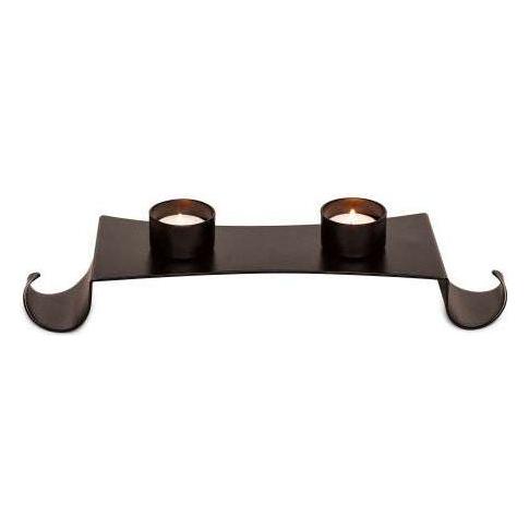 Decorative Black Metal Tea Light Candle Holder Stand - Magdasmall