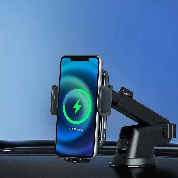 Devanti Wireless Car Charger Fast Charging Car Mount Vent Suction cup - Magdasmall